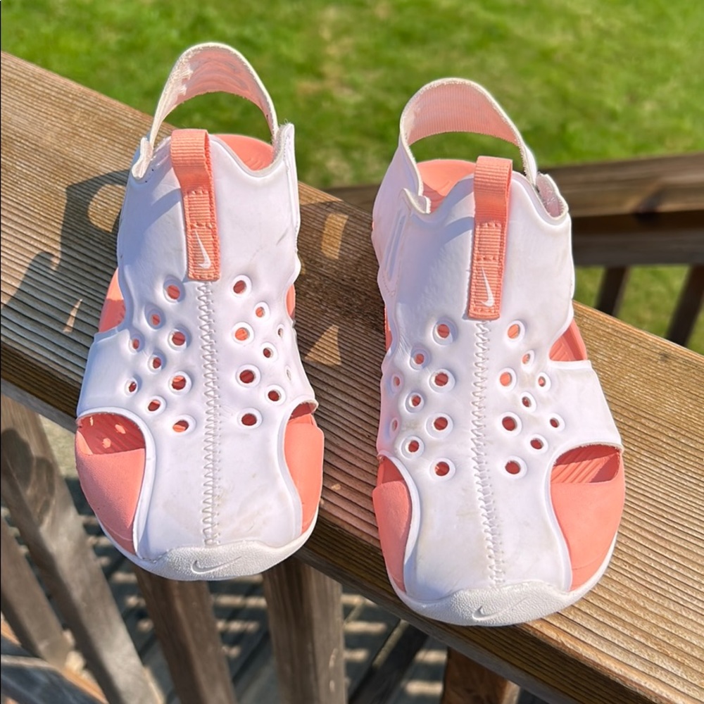 Nike light weight water sandals for girls.